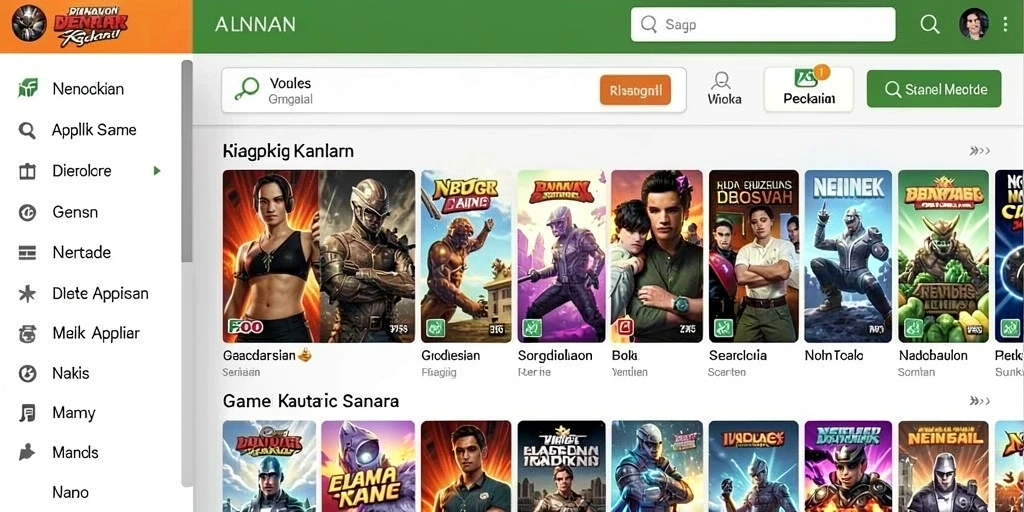 Beragam jenis permainan yang ditawarkan, dari kartu hingga strategi.