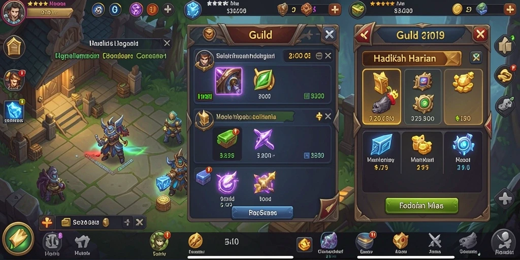 Tangkapan layar menampilkan mode multiplayer dengan teman-teman.